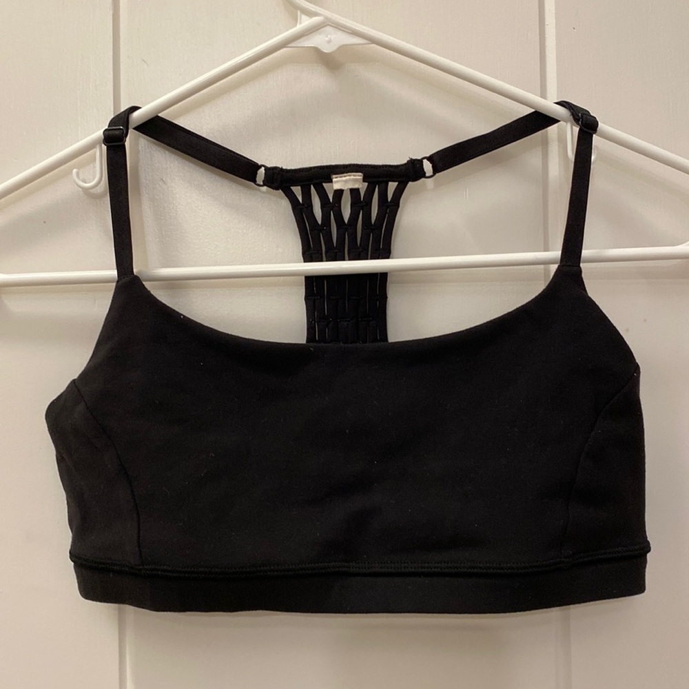 Lululemon black sports bra.